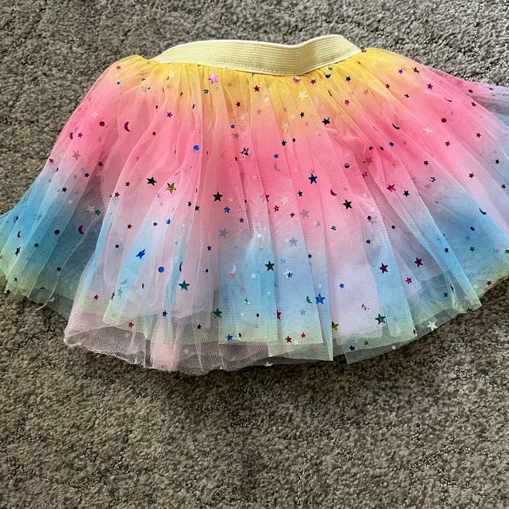 rainbow tule tutu